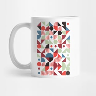 Colourful Geometric Animated Pattern Mug